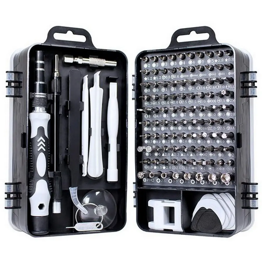115 in 1 clock mobile phone disassembly repair tool chrome vanadium steel screwdriver set practical durable repairing tools