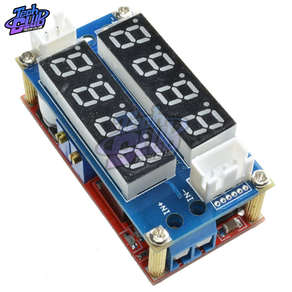 DC 5A LED Digital Voltmeter Ammeter Display Step Down Charging Board Module Constant current voltage Regulator Meter Module