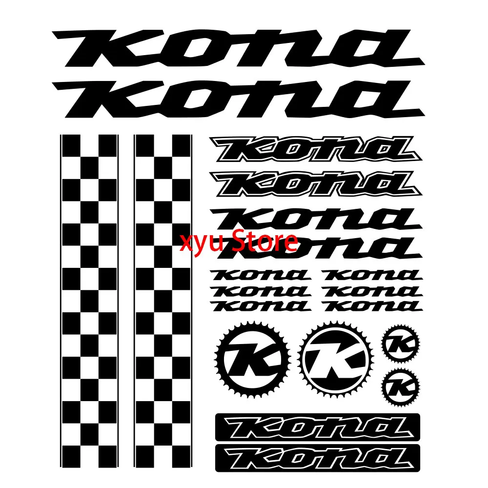 Kona 20 스티커 접착 스티커-mountain bike mtb bicycle