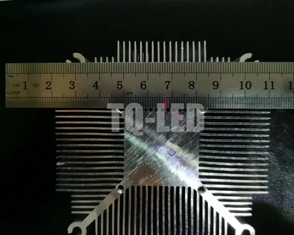 30W 40W 50W High Power Led Aluminum Radiator 90mm Heatsink
