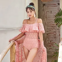 Цельный купальник женский купальник с пуш-ап женский слитный цельный женский полный купальник один сексуальный кружевной однотонный