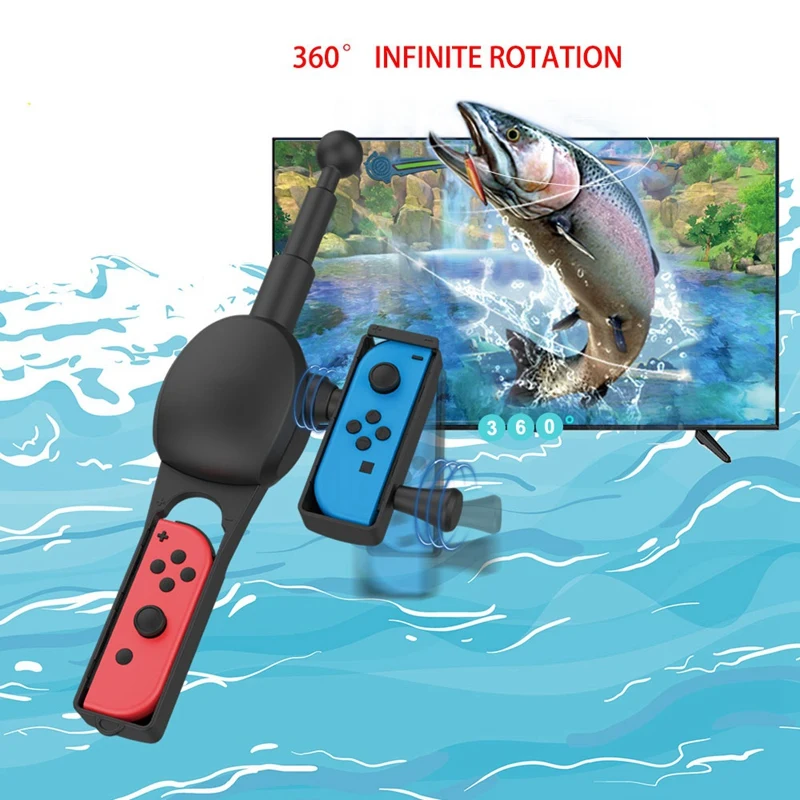 For Nintendo Switch Fishing Rod Fishing Star SWITCH Fishing Game  Accessories For Joy-con Controller handle storage