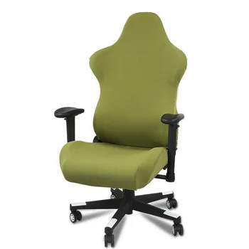 

2PCS Stretch Removable Gaming Chair Cover Set Seat Cover Computer Armchair Seat Slipcover Elastic Spandex Office Chair Cover