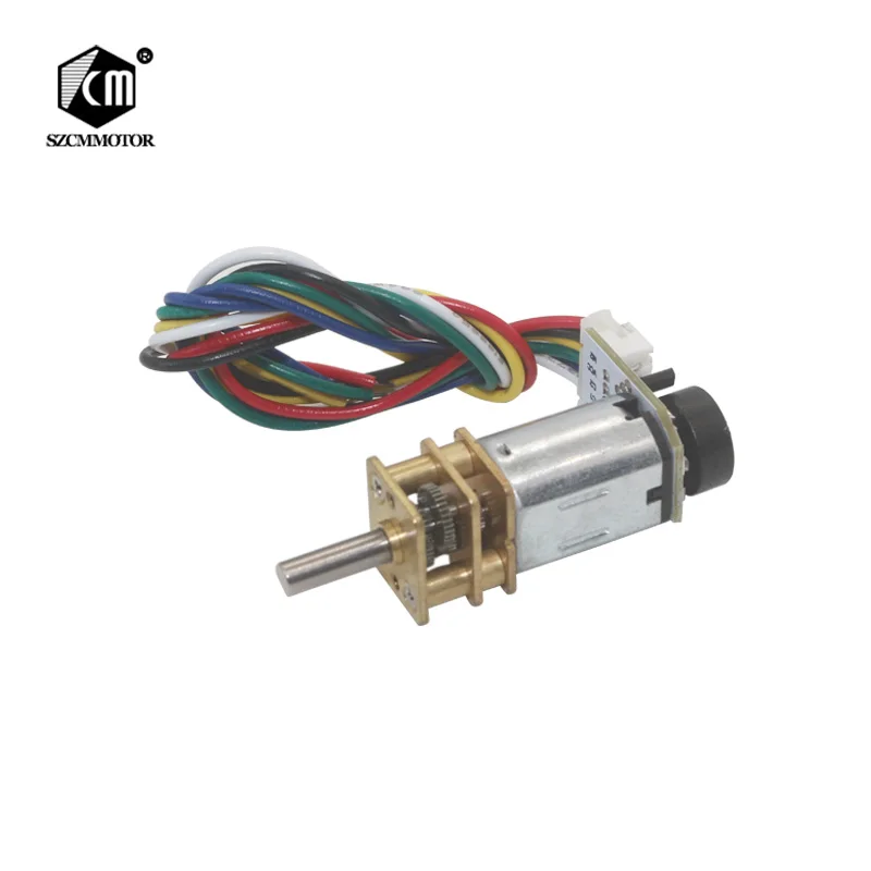 N20MicroEncoderGearMotorDc6vEncoderMotorReducerGearmotorsDcGearedMotorsWith