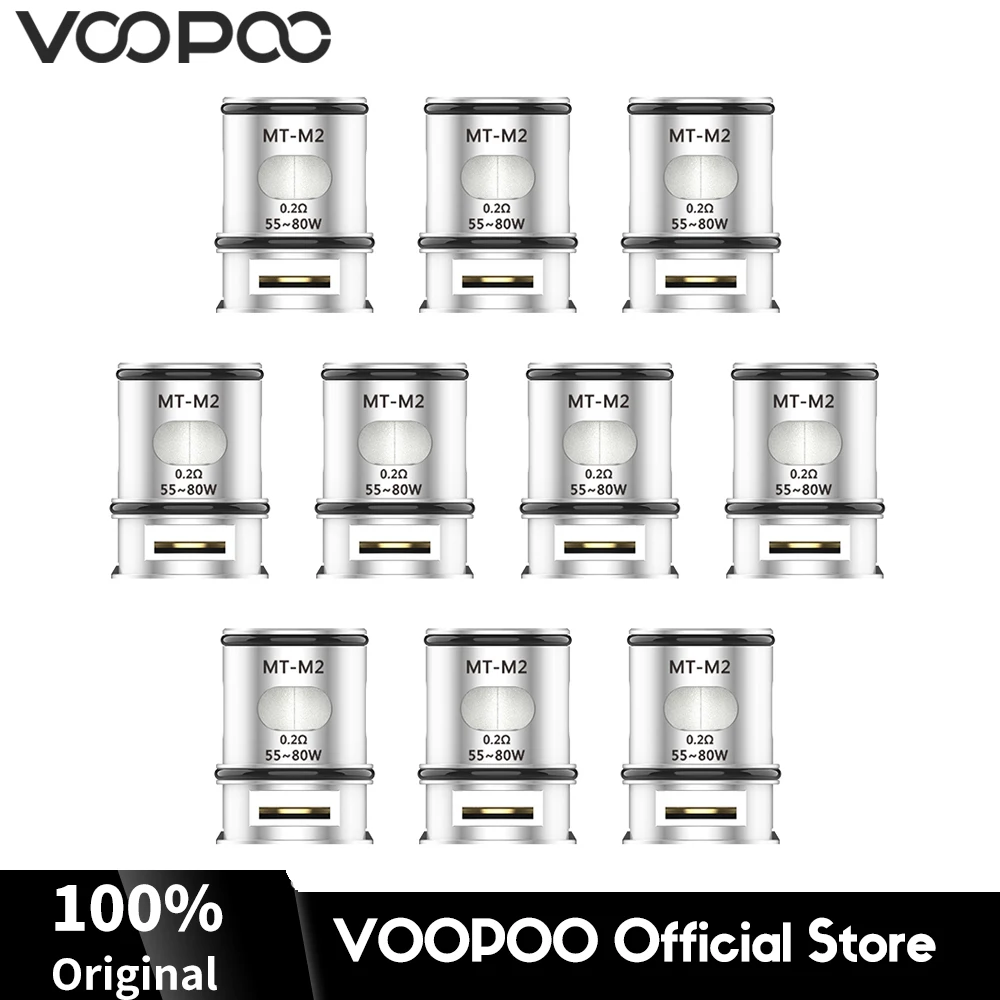 

VOOPOO MAAT MT-M2 Coil 0.2ohm Head Core Dual Mesh For MAAT Tank Alpha Zip Kit VOOPOO Atomizer E-Cigs Vape Coils Evaporator