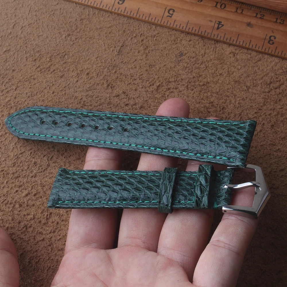 Ремешок для часов из натуральной кожи 20 мм 21 с пряжкой нержавеющей стали |