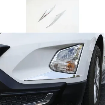 

Car Head Front Fog Eyebrow Trim Light Lamp Frame Stick ABS Chrome Cover 2pcs For Chevrolet Equinox Third GE 2017 2018 2019 2020