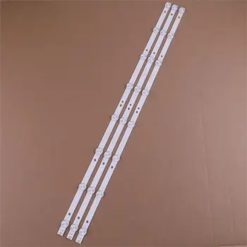 

3 Pieces/lot LE32D59 32PFL3045 New LED strip K320WD 4708-K320WD-A2213K01 471R1055 8 LEDs 618mm