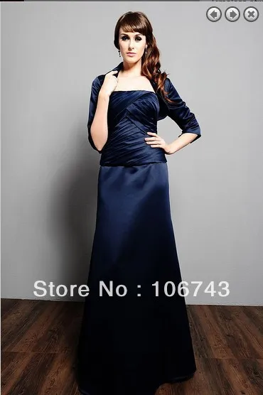 

free shipping 2016 maxi dresses plus size vestidos formales weddings long sleeve mother of the bride gown dresses with jacket