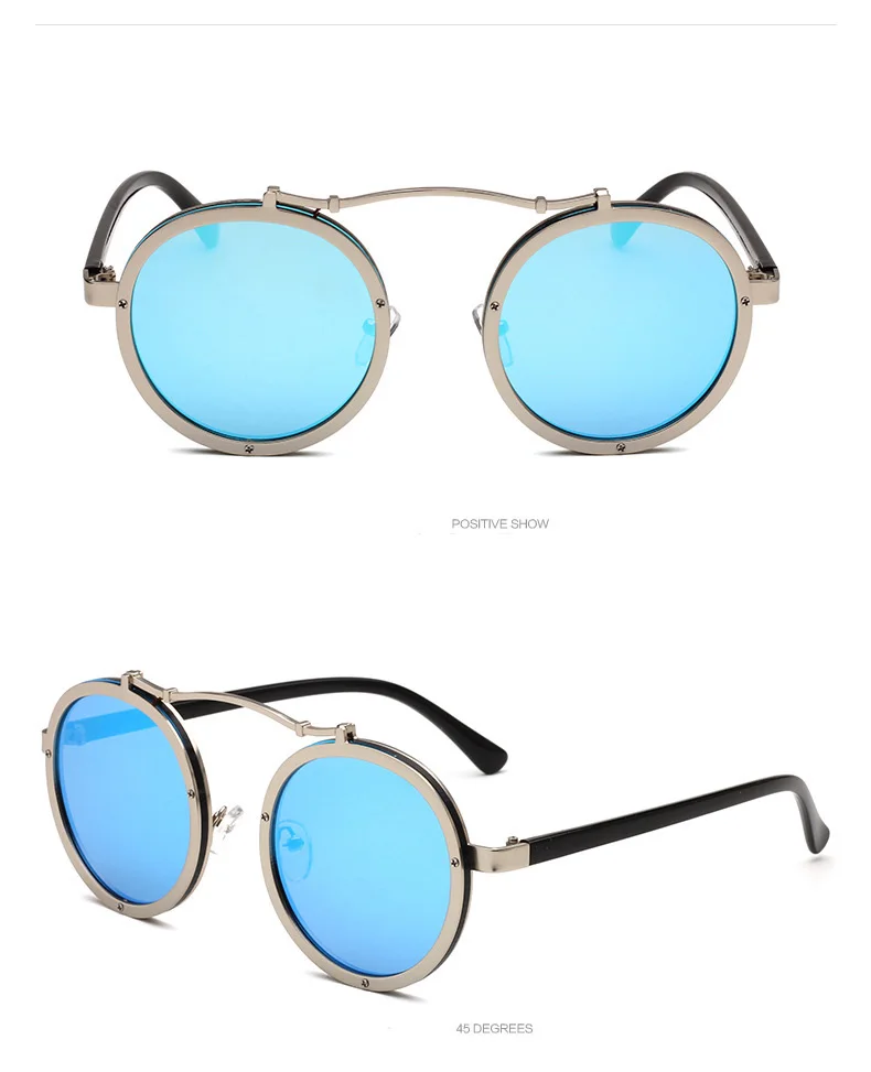 MuseLife популярные женские круглые солнцезащитные очки Брендовые дизайнерские винтажные мужские Матовые солнцезащитные очки UV400