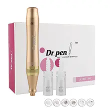 Eectric Derma микроиглы ручка уход за кожей Инструменты Микро прокатки кожный штамп терапия с 2 шт 12 контактов штык слот