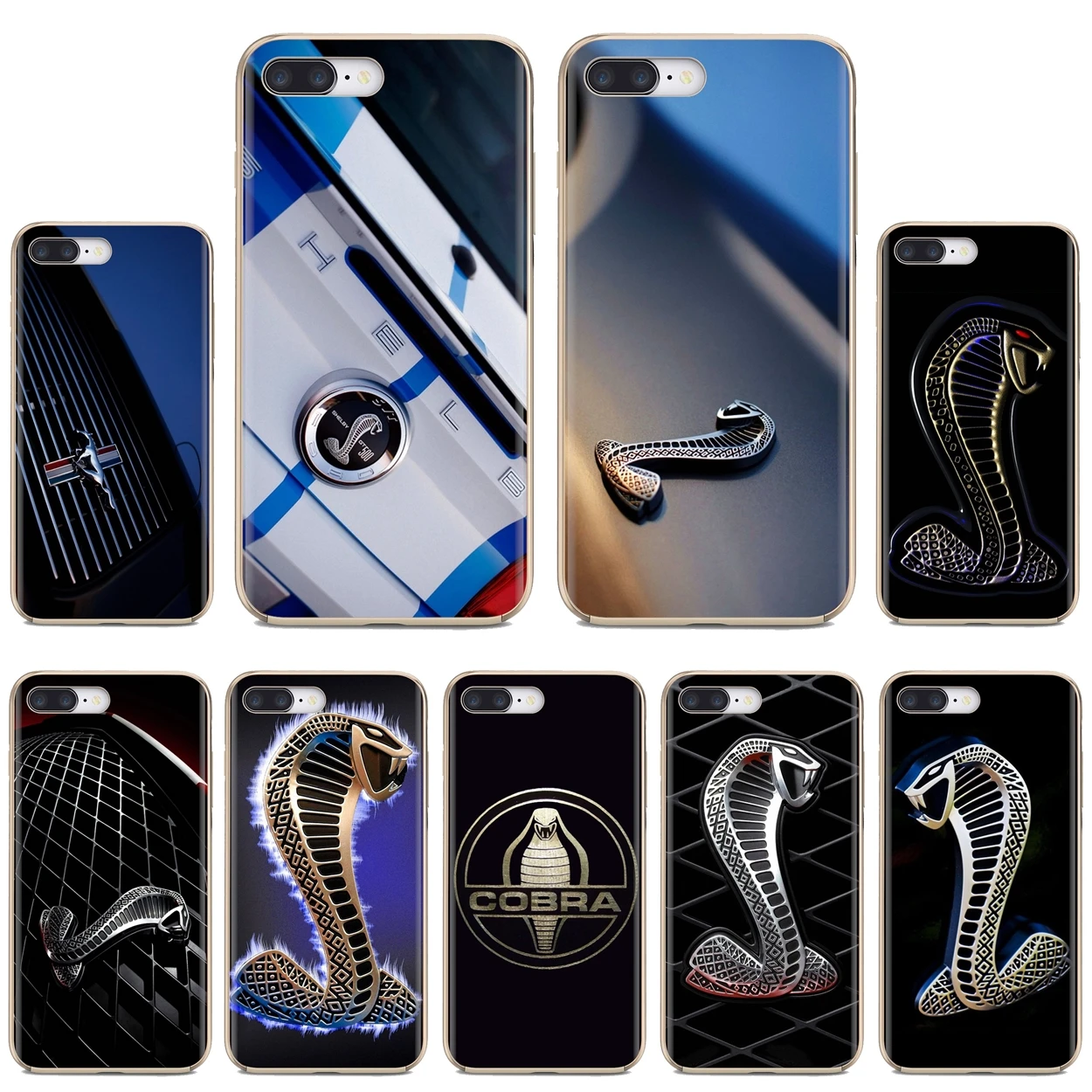 Shelby Cobra Mustang Car Logo USA Silicone Skin Cover For Samsung Galaxy A10 A30 A40 A50 A60 A70 S6 Active Note 10 Plus Edge M30 | Мобильные