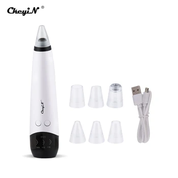 

CkeyiN Electric Acne Remover Point Noir Blackhead Vacuum Extractor Tool Black Spots Pore Cleaner Skin Care Facial Pore Cleaner