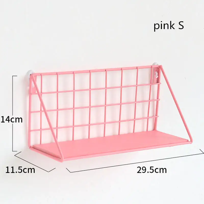 1 шт. S/L деревянная железная стойка для хранения гостиной цветочные горшки книга кухонные держатели для хранения специй настенная полка подвесное украшение
