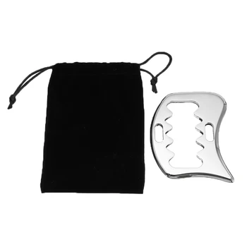 

Stainless Steel Scraping Board Muscle Body Massage Guasha Myofascial Knife Physiotherapy Relieves Relaxation Health Care Tool