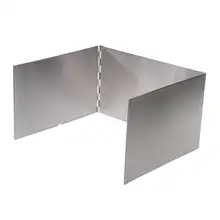 

Camping Stove Windshield Folding Stainless Steel Burner Screen Handle Pot Windshield Barrier Silicone Stretch Lids Silicone Lid