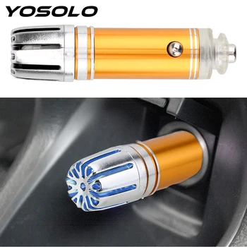 

YOSOLO Mini Car Air Purifier Auto Fresh Air Ionic Purifier Oxygen Bar Ozone Ionizer Cleaner Universal 12V Car Air Freshener
