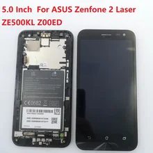 Ensemble écran tactile LCD avec châssis, pour ASUS Zenfone 2 Laser ZE500KL Z00ED=