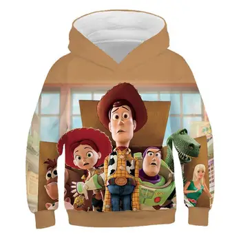 

harajuku 3D printing boys and girls sweatshirt Sherif woody cartoon lovely children Hoodie Boy fashion leisure Hooded sweatshirt