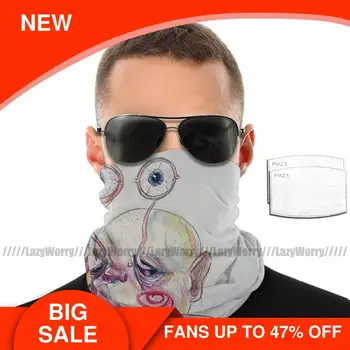 

Snail Mouth Face Mask Snail Facial Mask with Filters for Adult Polyester Funny Mask