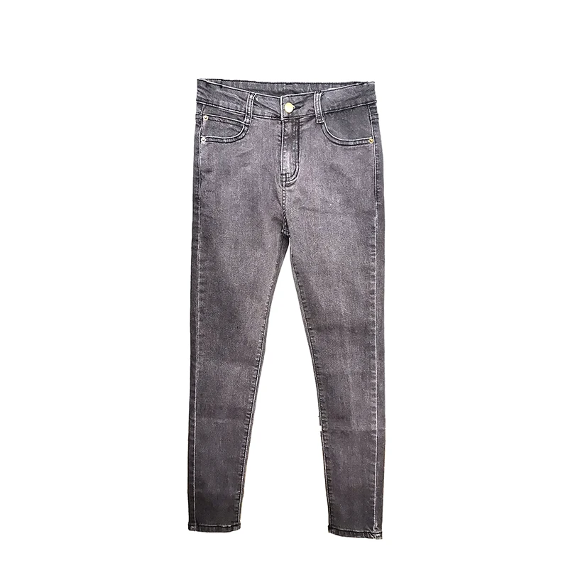 2020 thin waist jeans nine Korean female grey legging feet pencil pants 9 black women jeans 2020 thin waist jeans nine Korean female grey legging feet pencil pants 9 black women jeans