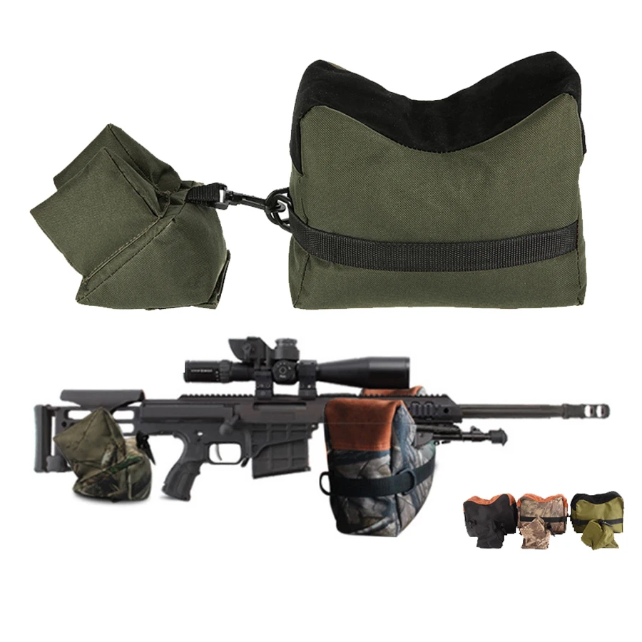 Охотничья Военная снайперская стрелковая сумка передняя и задняя поддержка сумка с песком для наружной фотосъемки охотничья мишень подставка для ружья Аксессуары