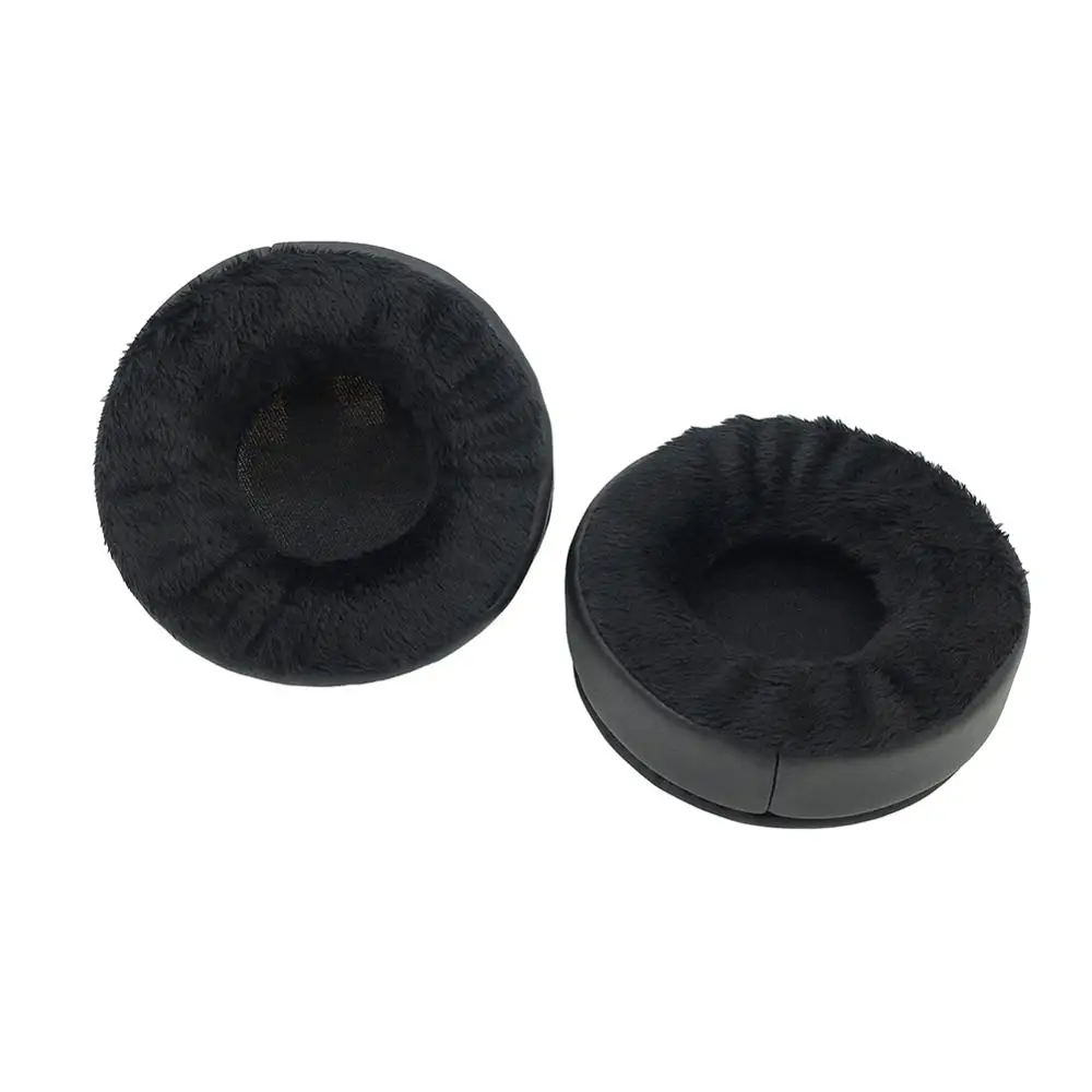 KQTFT Velvet Replacement EarPads for Monoprice Modern Retro Headphones Ear Pads Parts Earmuff Cover Cushion Cups