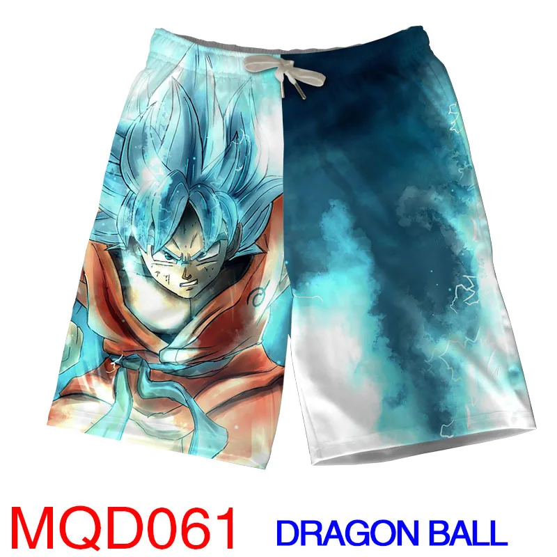Мужские летние пляжные плавки Goku Saiyan трусы с 3D-принтом из аниме Драконий жемчуг