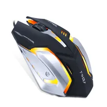 7 цветов дыхание света Подсветка USB Проводная игровая клавиатура Мышь ноутбук эргономичный оптический свет Мышь 4-скорости 800/1200/1600/2400 точек/дюйм