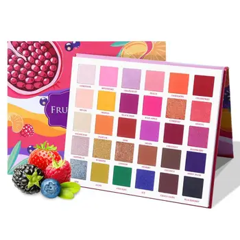 

UCANBE 30 Colors Eye Shadow Palette Cream Long Last Eyeshadow Smoky Earth Easy To Wear Shimmer Eye Shadows Matte Cosmetic TSLM1