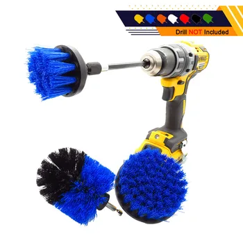 

4pcs/set Power Scrubber Brush Car Wheel Brushes Drill Brush for Bathroom Tub Shower Tile Rims Washing Cleaning Tool