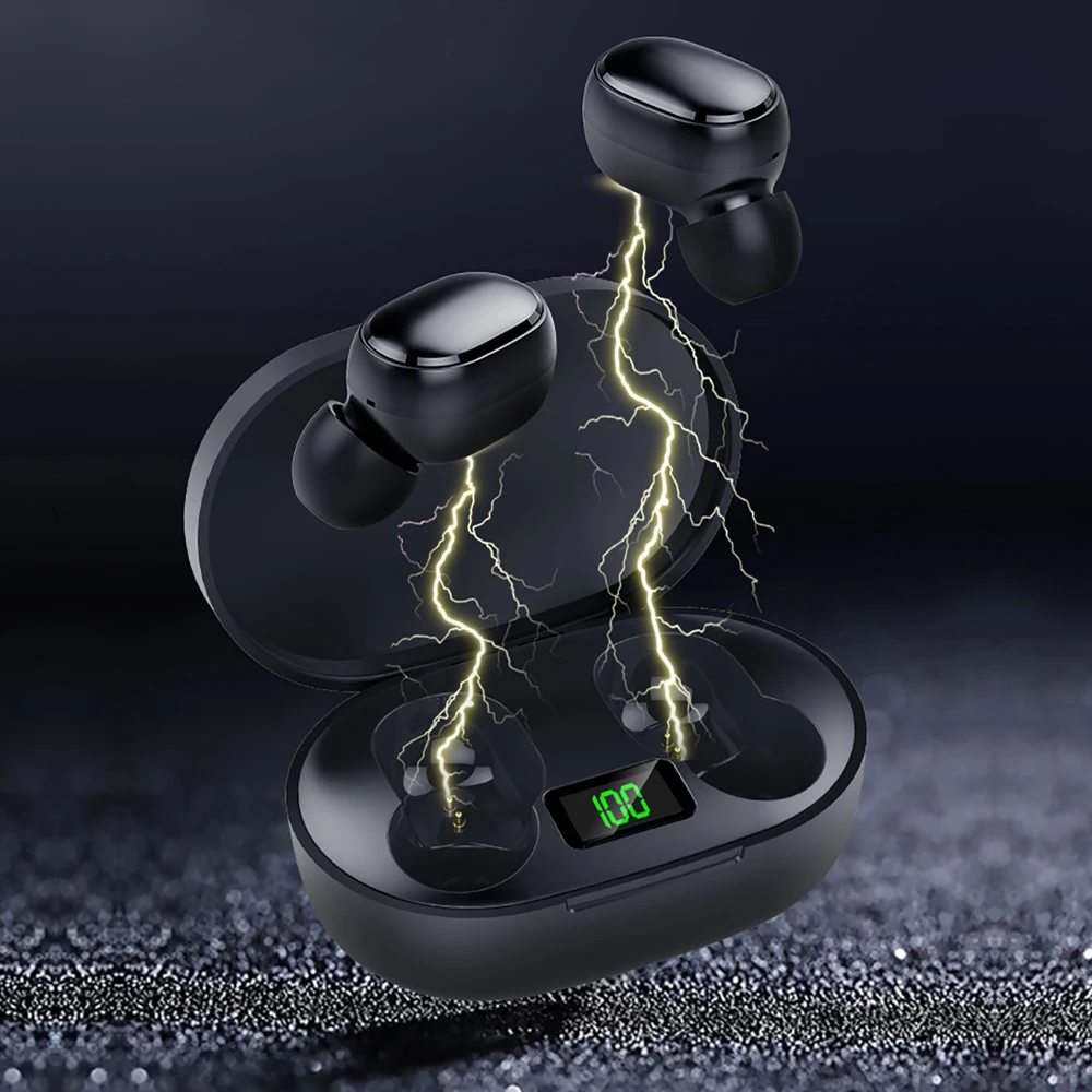 Tws A9S Wireless Bluetooth 5 0 Headset In Ear Sports Headset Ear Hook Operation Noise Reduction Stereo Microphone With Mic Water