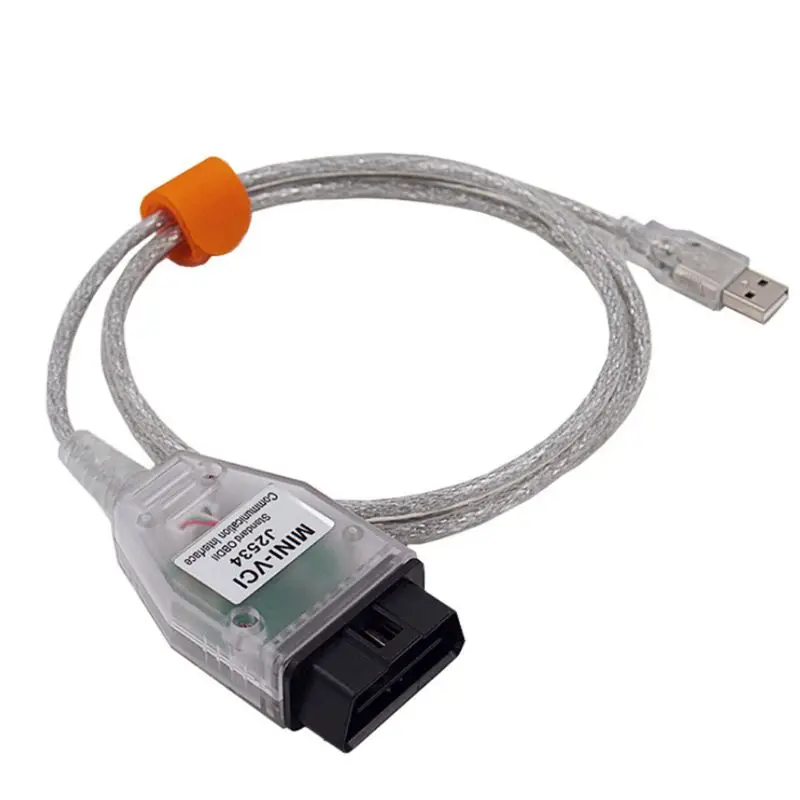 For Mini VCI J2534 TIS Techstream Cable Car OBD2 Diagnostic Cable （V13.00.022） using SMD chip