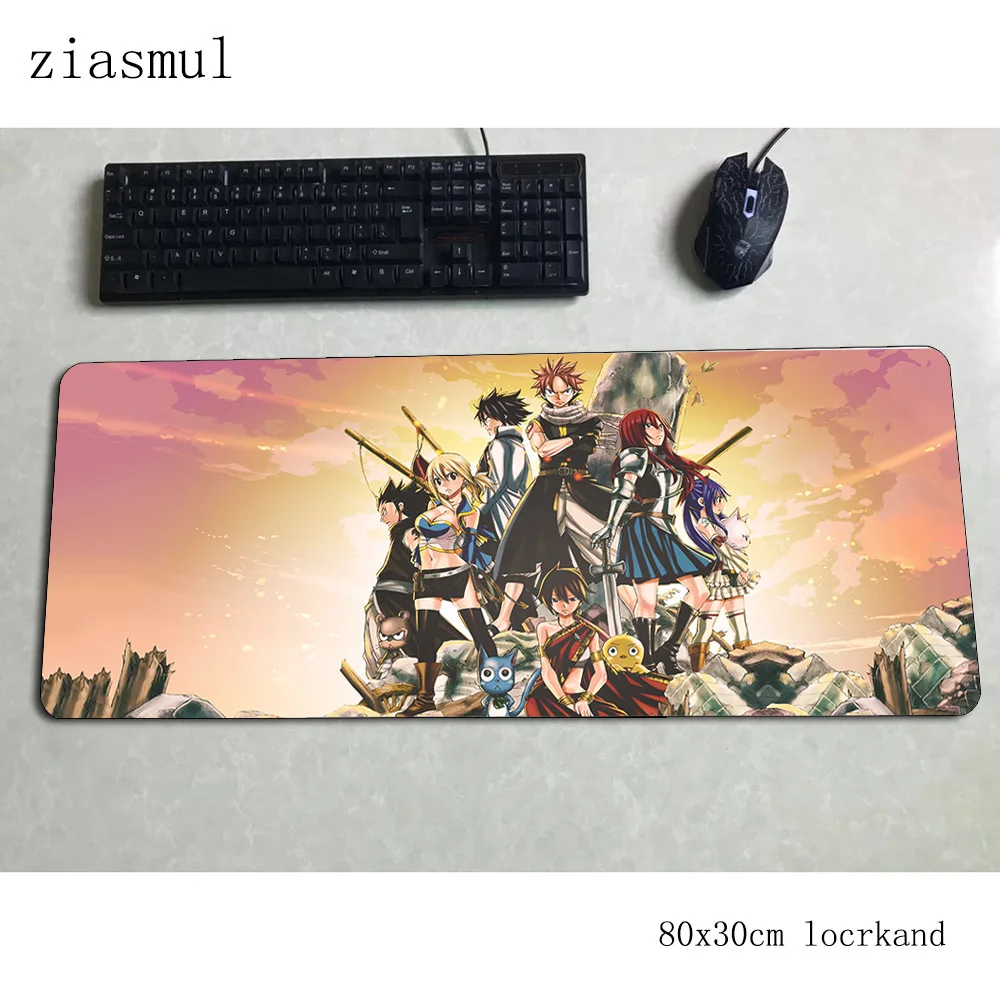 

fairy tail mousepad 800x300x3mm Professional Computer mouse mat gamer gamepad Beautiful gaming mousemat desk pad office padmouse