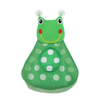 

Little Duck Frog Baby Kids Toy Storage Mesh with Strong Suction Cups Toy Baby Shower Bath Toys Bag Net Bathroom Organizer