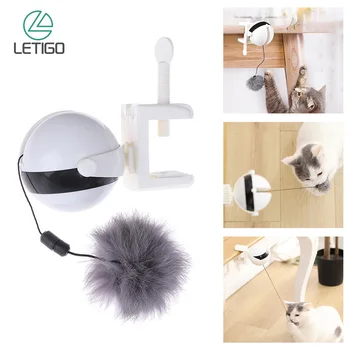 

Electronic Motion Cat Toy Interactive Cat Teaser Toys Lifting Ball Electric Flutter Rotating Interactive Puzzle Pet Toys