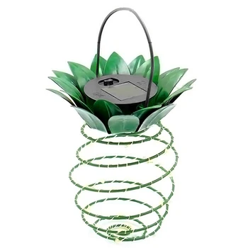 

2Pack Pineapple Garden Solar Lights,Upgraded Waterproof 30 Led Solar Lantern,Warm White Fairy String Light,Night Light For Patio