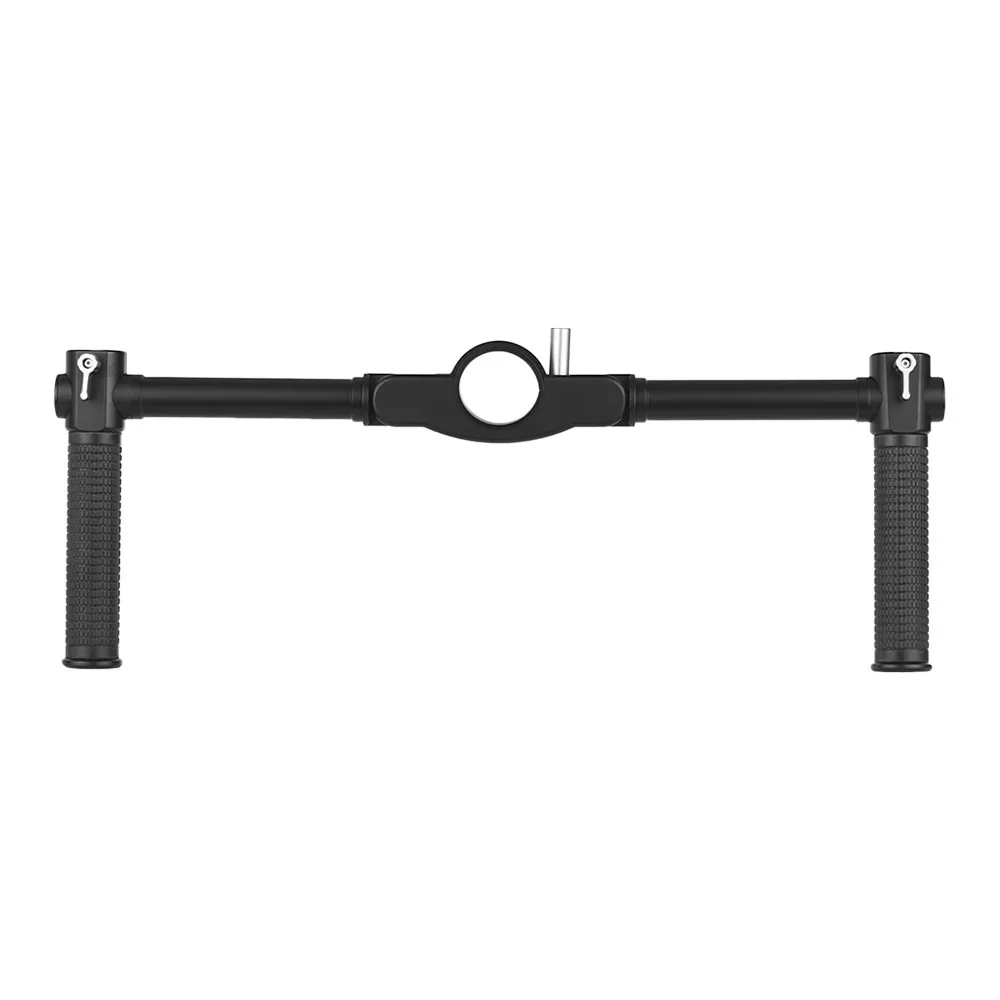 

Detachable Double-Hand Foldable Gimbal Bracket Grip Set Dual Handheld Grip Holder 1/4 In Screw Mount for Stabilizer Accessories