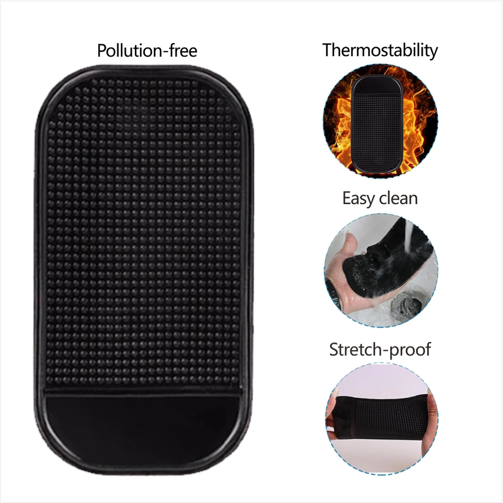 Car anti-slip mat mobile phone holder magic mat multi-function instrument panel storage pad can be placed mobile phone glasses car non slip mat car dashboard mat non slip dash mat dashboard phone holder dash phone holder car storage accessories
