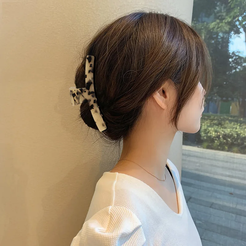 

Acrylic Hairpins Hair Clip Crab Accetate Leopard Print Large Hair Claws For Women Girl Hair Accessories Headdress Party Gifts