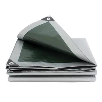 

Trampoline Multifunction Outdoor Storage Waterproof Camping Wood Tarp Sheet Cover With Eyelets For Garden Furniture Hutch PE Car