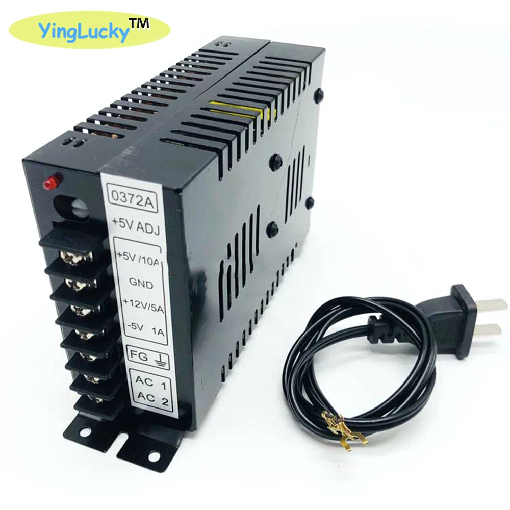 Детали для аркадных игр jamma 5 В 10 А 12 блок питания импульсный источник аксессуары