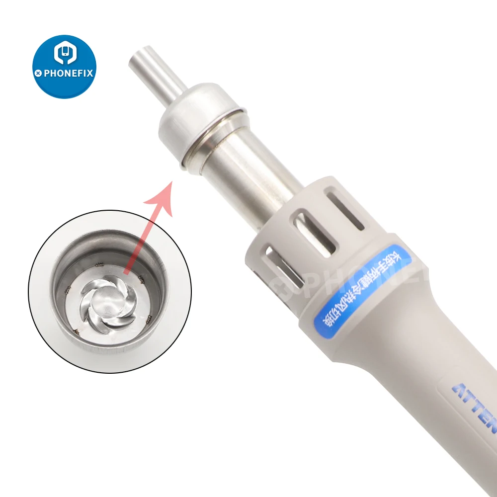 ATTEN ST-862D 1000W Hot Air Gun BGA Rework Station Automatic Sleep Mobile Phone PCB Welding Intelligent Hot Air Gun Solder Tool 6