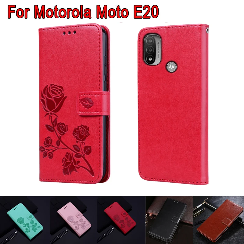 Motorola Moto E (2020) Wallet Case - RFID Blocking Leather Folio