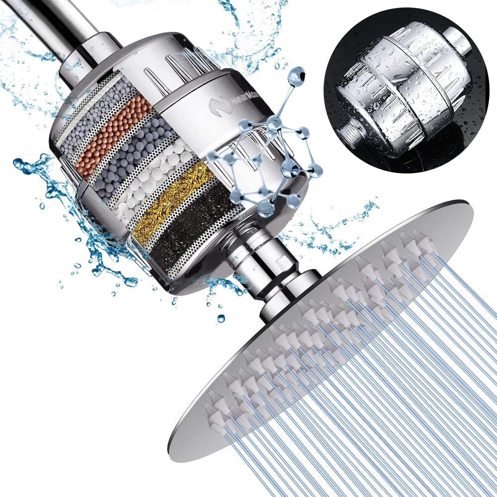 

Zhangji Premium 15 Layer Water Purifier Shower Head Filter Multistage Water Carbon Chlorine Removal Health Filter for Bathroom