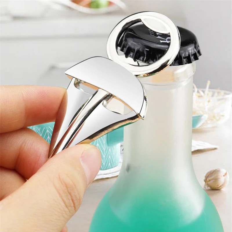 Can Opener Beer Opener Alloy Hangings Ring Keychain Tools Keychain Bottle Opener Household Gifts Kitchen Supplies Gadgets