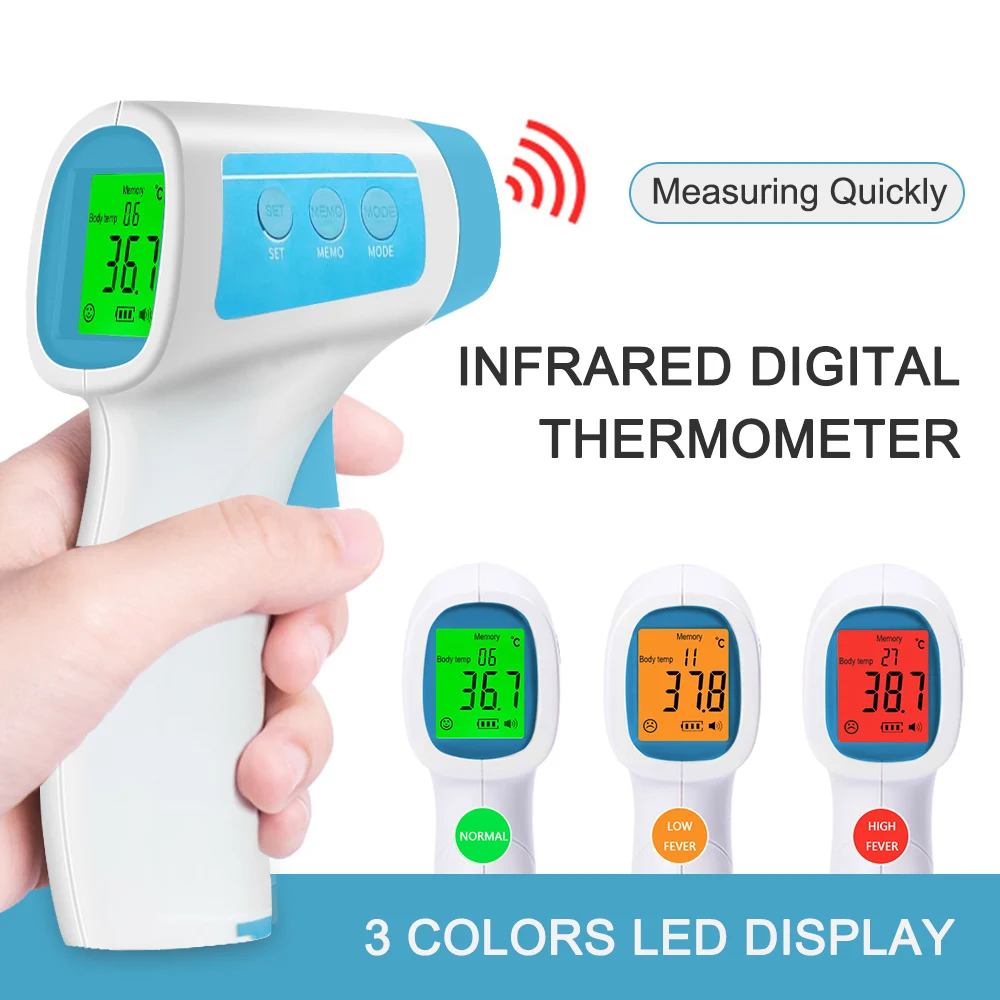 

cz us stock Non-contact Forehead Thermometer Infrared Digital Thermometer Body Temperature Temperature Baby Adult IR Temperature