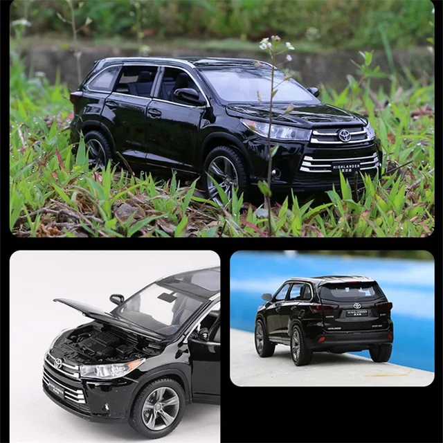 1:32 Toyota Highlander SUV Alloy Car Model Diecasts & Toy Metal Off-road Vehicles Car Model Simulation Collection Kids Toy Gift 6