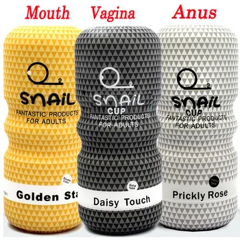 NEW Artificial Realistic Vagina Mouth Anal Pocket Pussy Deep Throat Male Masturbator Erotic Silicone 4D