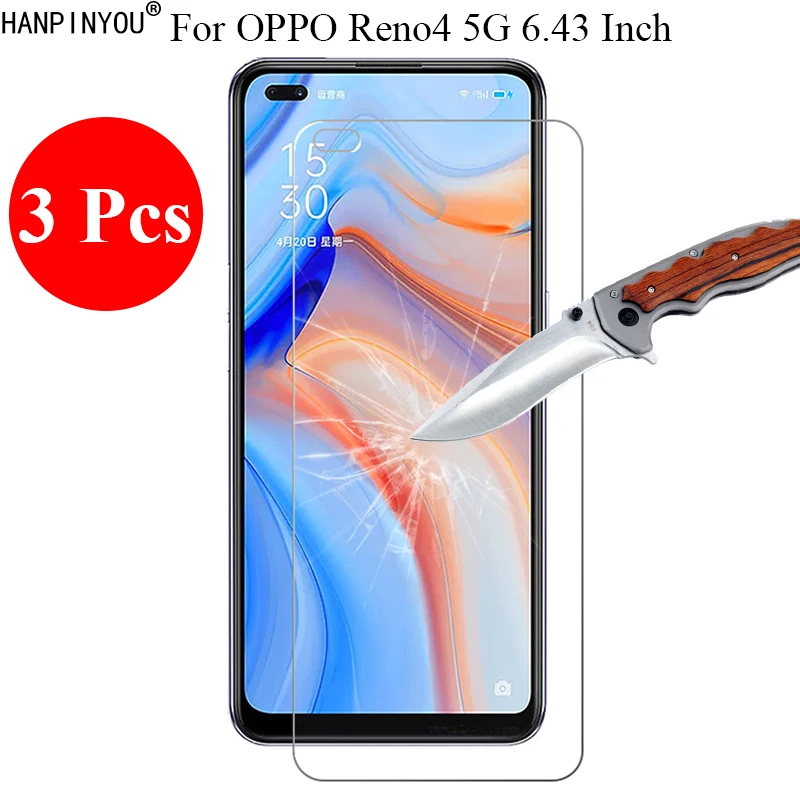 3 шт./лот новинка 9H 2.5D закаленное стекло защитная пленка для OPPO Reno4 Reno 4 5G 6